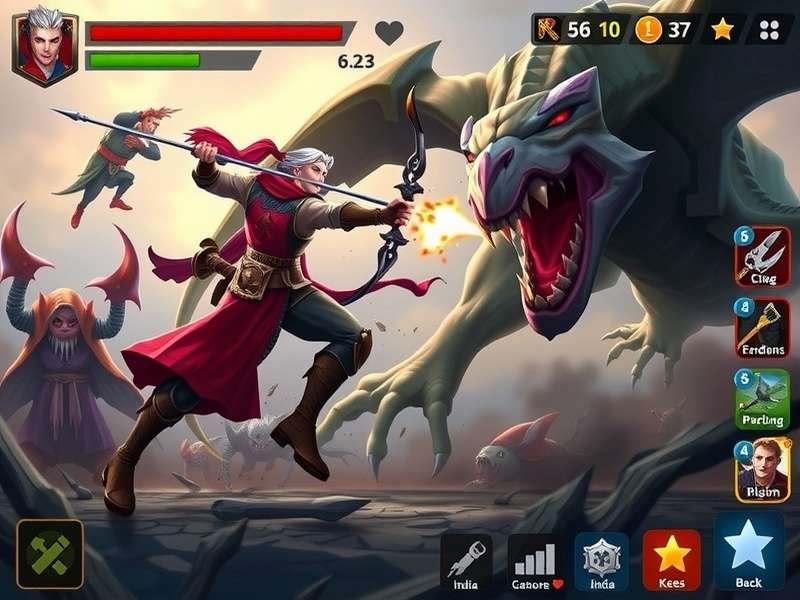 Archero Vanguard Overlord popularity chart in India showing growth over time